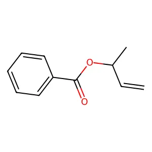 3-Buten-2-ol, benzoate structure