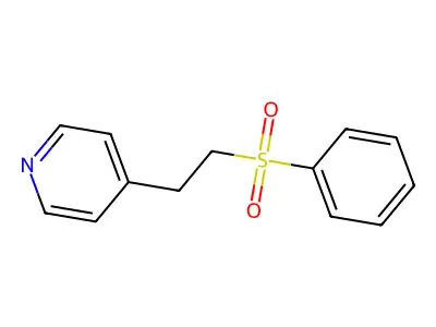 4-[2-(Benzenesulfonyl)ethyl]pyridine structure