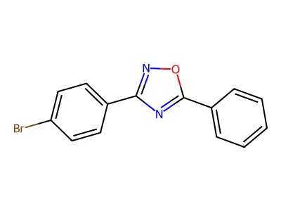 3-(4-Bromophenyl)-5-cyclohexyl-1,2,4-oxadiazole structure