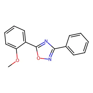 5-(2-Methoxyphenyl)-3-phenyl-1,2,4-oxadiazole structure