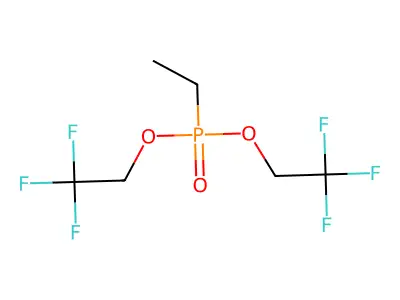 Bis-trifluoromethyl Ethylphosphonate structure