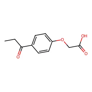 (4-Propionyl-phenoxy)-acetic acid structure