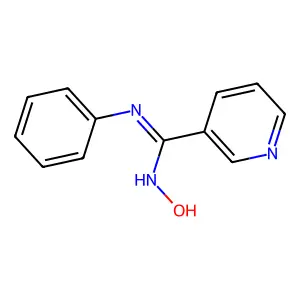 N'-Hydroxy-N-phenyl-3-pyridinecarboximidamide structure