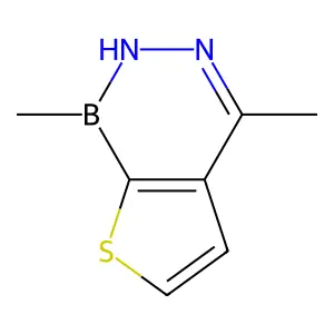 1,4-Dimethyl-1,2-dihydrothieno[2,3-d][1,2,3]diazaborinine structure