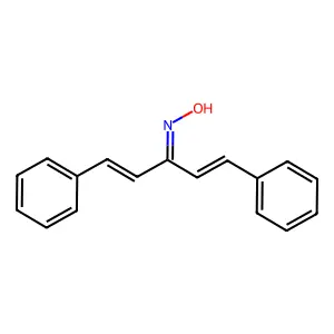 1,5-Diphenyl-pent-1,4-dien-3-one oxime structure