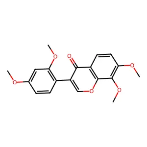 7,8,2',4'-Tetramethoxy-isoflavone structure