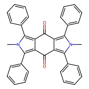 2,6-Dimethyl-1,3,5,7-tetraphenylpyrrolo[3,4-f]isoindole-4,8-dione structure