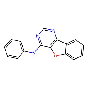 N-Phenyl[1]benzofuro[3,2-d]pyrimidin-4-amine structure