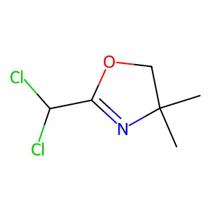 Oxazole, 2-(dichloromethyl)-4,5-dihydro-4,4-dimethyl- structure