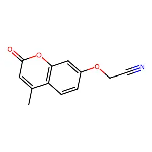 [(4-methyl-2-oxo-2H-chromen-7-yl)oxy]acetonitrile structure