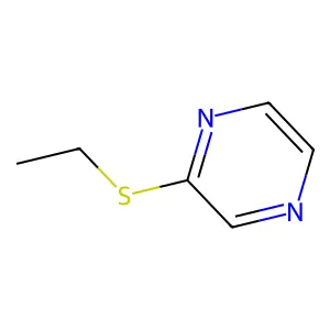Pyrazine, (ethylthio)- structure