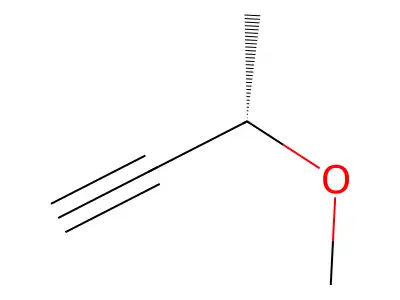 3-Methoxybut-1-yne structure