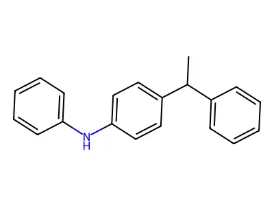 N-Phenyl-4-(1-phenylethyl)aniline structure
