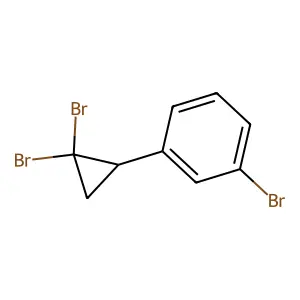 1-Bromo-3-(2,2-dibromocyclopropyl)benzene structure