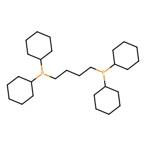 1,4-Bis(dicyclohexylphosphino)butane structure