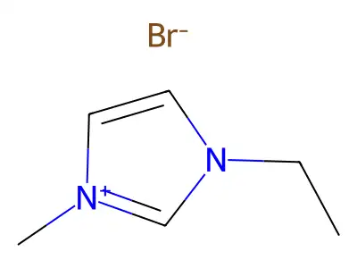 1-乙基-3-甲基咪唑𬭩溴化物 structure