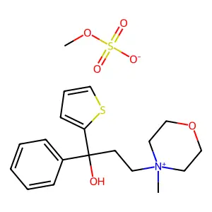 Tiemonium methosulfate structure