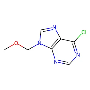 6-Chloro-9-methoxymethylpurine structure