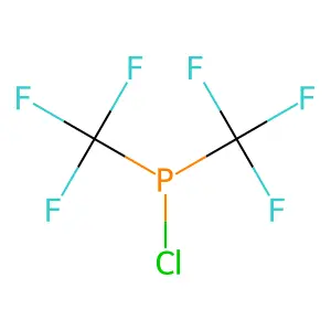 Phosphinous chloride, bis(trifluoromethyl)- structure