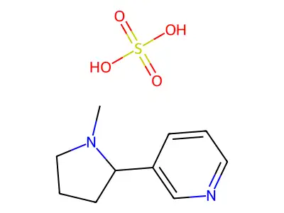 硫酸烟碱 structure
