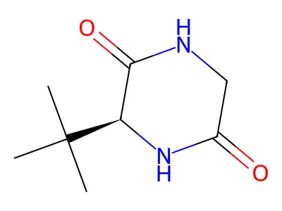 (S)-3-tert-Butyl-2,5-piperazinedione structure