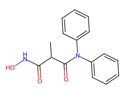 Propanediamide, N,N-diphenyl-N'-hydroxy-2-methyl- structure