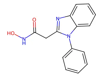 1H-Benzimidazole-2-acetamide, N-hydroxy-1-phenyl- structure