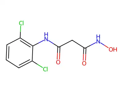 N~1~-(2,6-Dichlorophenyl)-N~3~-hydroxypropanediimidic acid structure