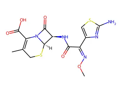 头孢他美 structure