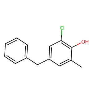 2-Chloro-6-methyl-4-(phenylmethyl)phenol structure