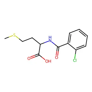2-(2-Chloro-benzoylamino)-4-methylsulfanyl-butyric acid structure