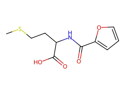 2-(Furan-2-ylformamido)-4-(methylsulfanyl)butanoic acid structure