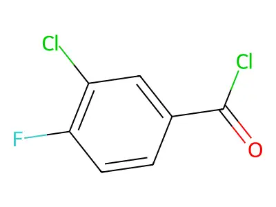3-Chloro-4-fluorobenzoyl Chloride structure