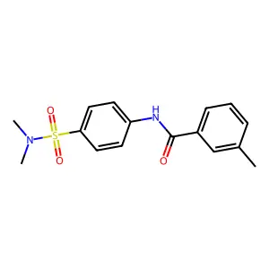 N-[4-(dimethylsulfamoyl)phenyl]-3-methylbenzamide structure