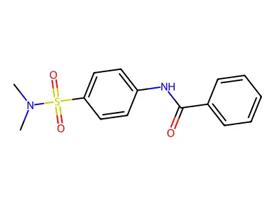 N-[4-(dimethylsulfamoyl)phenyl]benzamide structure