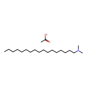 1-十七烷胺N,N-二甲基乙酸盐(1:1) structure
