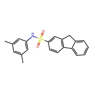 N-(3,5-dimethylphenyl)-9H-fluorene-2-sulfonamide structure