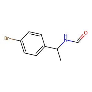 (R)-N-Formyl-1-(4-bromophenyl)ethanamine structure