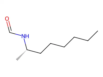 N-1-methylheptylformamide structure
