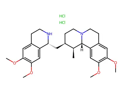 16,17-Dinoremetan, 1-methyl-6',7',10,11-tetramethoxy-, dihydrochloride, (1-alpha,2-alpha)-(+-)- structure