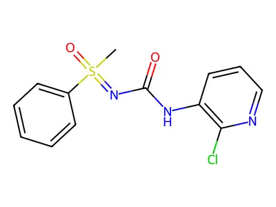 1-(2-Chloropyridin-3-yl)-3-(methyl-oxo-phenyl-lambda6-sulfanylidene)urea structure