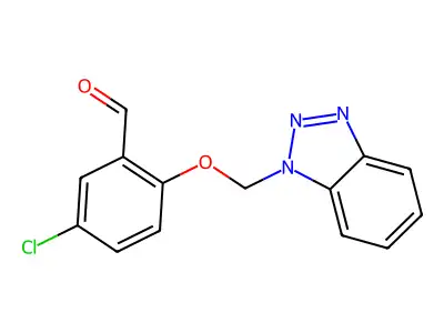 2-(Benzotriazol-1-ylmethoxy)-5-chloro-benzaldehyde structure