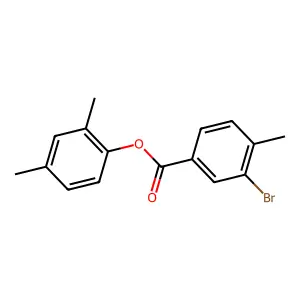 2,4-Dimethylphenyl 3-bromo-4-methylbenzoate structure