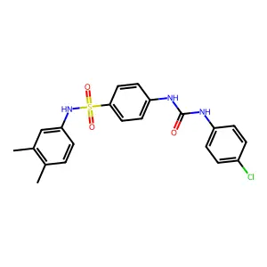 1-(4-Chlorophenyl)-3-[4-[(3,4-dimethylphenyl)sulfamoyl]phenyl]urea structure
