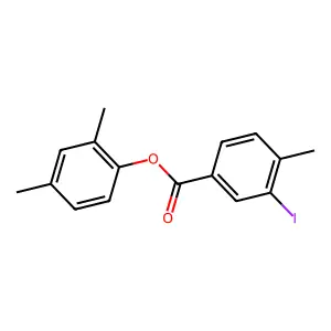 2,4-Dimethylphenyl 3-iodo-4-methylbenzoate structure