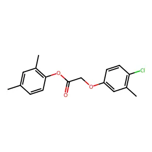 2,4-Dimethylphenyl (4-chloro-3-methylphenoxy)acetate structure