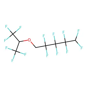 2,2,3,3,4,4,5,5-Octafluoropentyl-1',1',2',3',3',3'-hexafluoropropyl ether structure