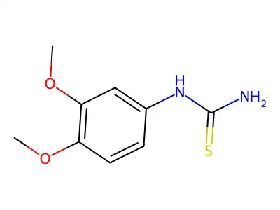 (3,4-Dimethoxyphenyl)thiourea structure