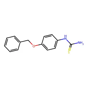 (4-(Benzyloxy)phenyl)thiourea structure