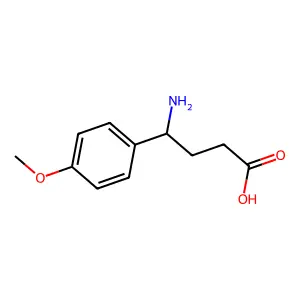 4-Amino-4-(4-methoxyphenyl)butanoic acid structure